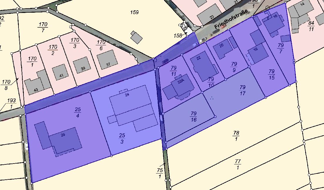 GIS Bild Südlich Friedhofstraße